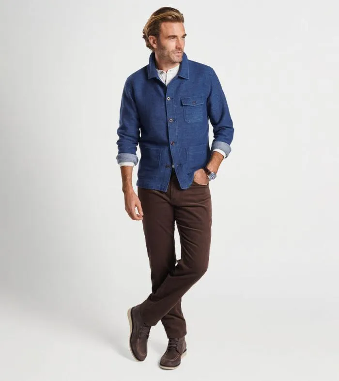Peter Millar Jackets 038 Coats Men Indigo Chore Coat