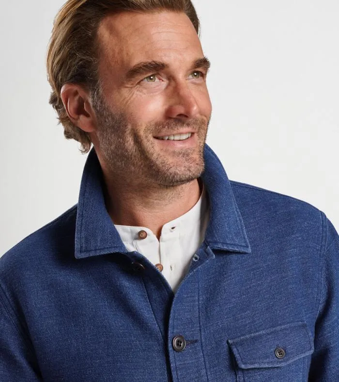 Peter Millar Jackets 038 Coats Men Indigo Chore Coat