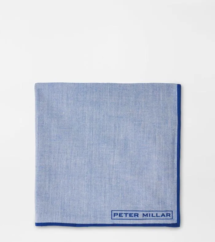 Peter Millar Pocket Squares Men Chambray Pocket Square