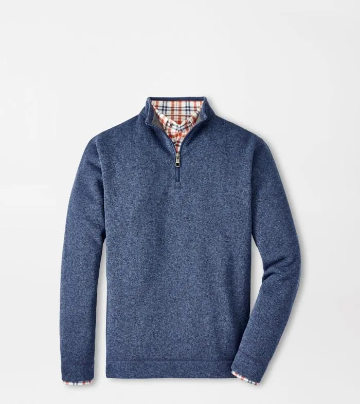 Peter Millar Pullovers Men Crown Sweater Fleece QuarterZip