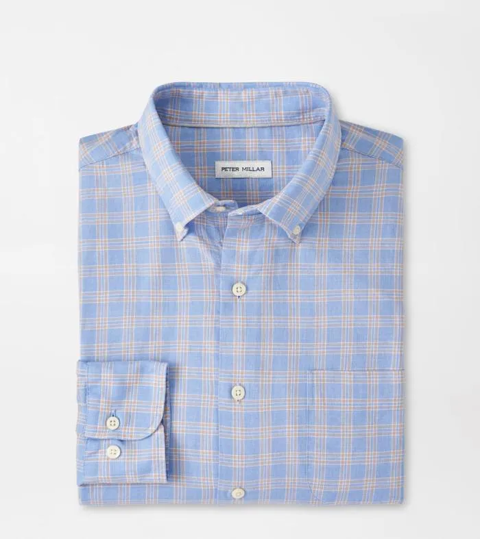 Peter Millar Sport Shirts Men Heron Cotton Sport Shirt