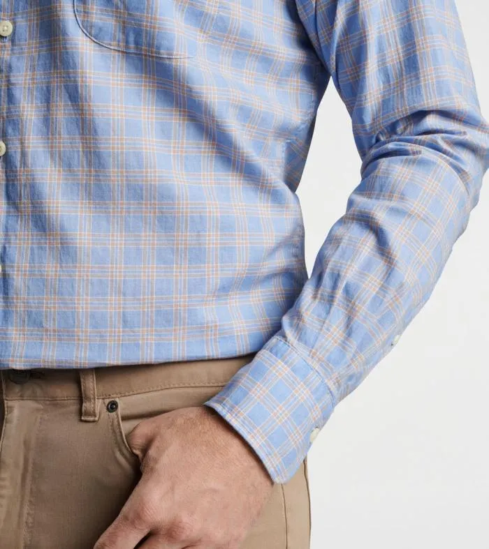 Peter Millar Sport Shirts Men Heron Cotton Sport Shirt