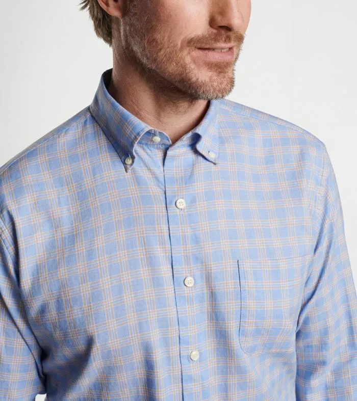 Peter Millar Sport Shirts Men Heron Cotton Sport Shirt
