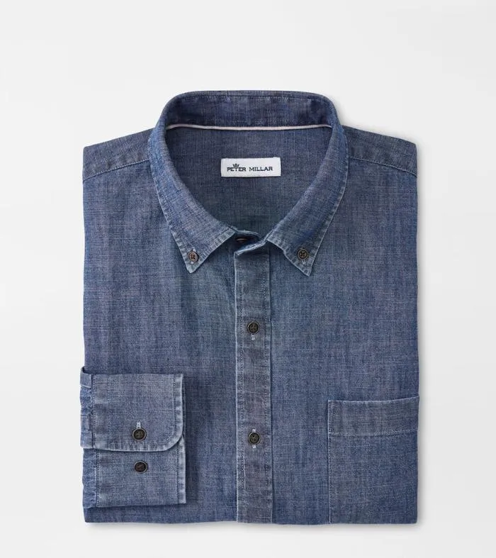 Peter Millar Sport Shirts Men Tamworth Chambray Sport Shirt