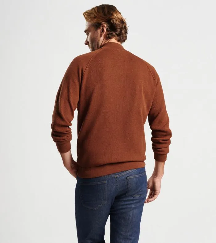 Peter Millar Sweaters Men Davenport Basketweave QuarterZip