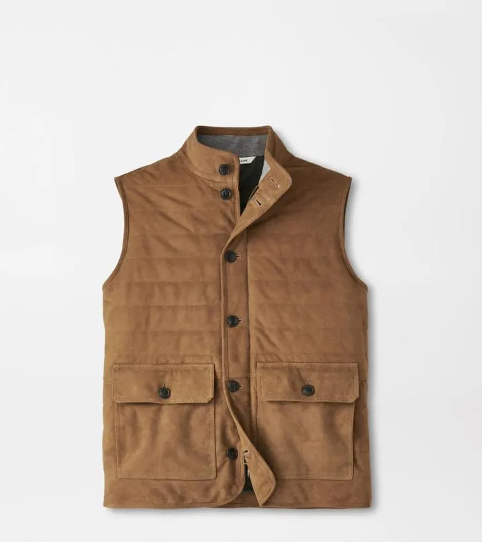 Peter Millar Vests Men Suede Greenwich Vest