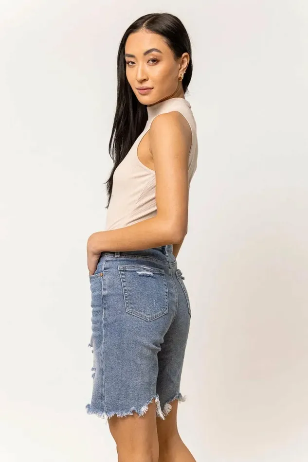 Peyton Mock Neck Bodysuit In Beige 8211 FINAL SALE Beige Women Bohme Tops