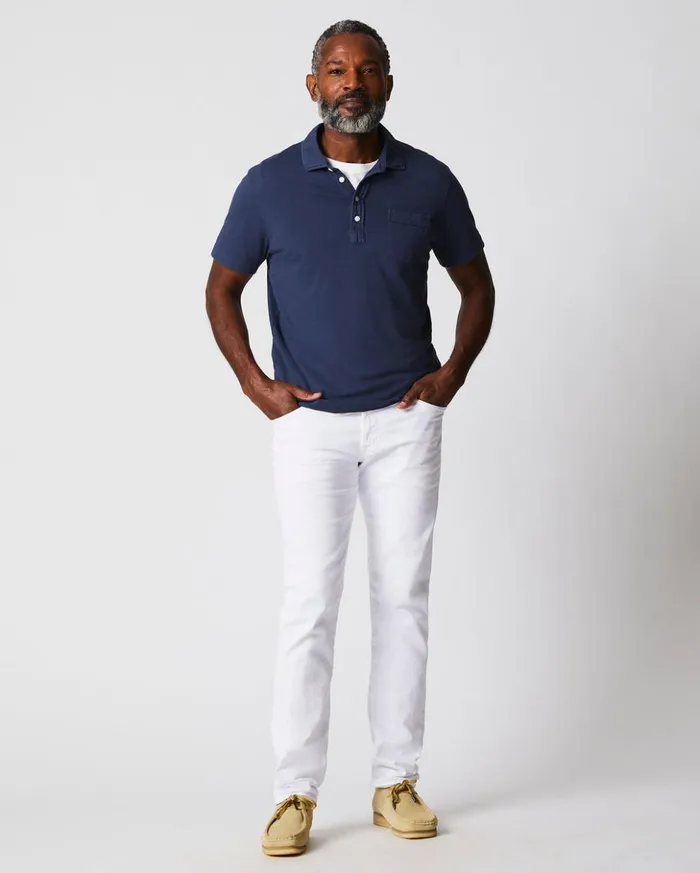 Polos Tees and Henleys Men Billy Reid Pensacola Polo Navy