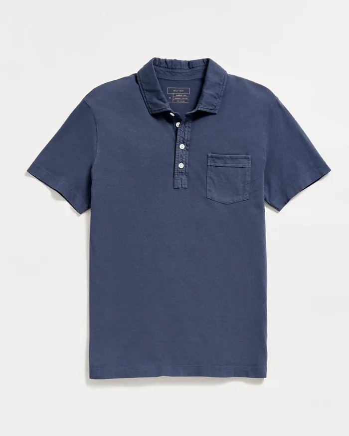 Polos Tees and Henleys Men Billy Reid Pensacola Polo Navy
