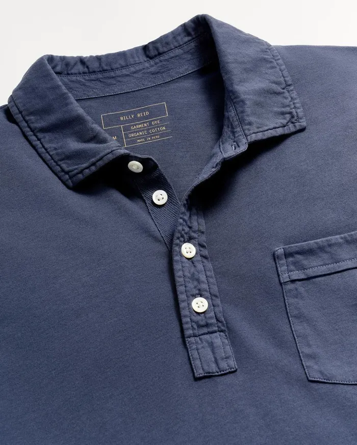 Polos Tees and Henleys Men Billy Reid Pensacola Polo Navy