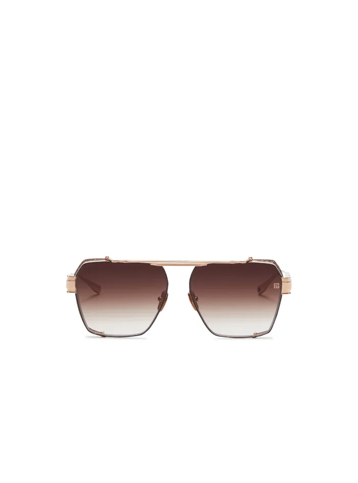 Premier Sunglasses Brown MenWomen Balmain Eyewear
