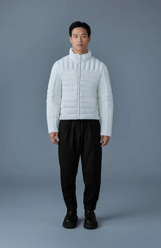 Puffer Men Mackage TRAVIS Perpendicular Channel Quilt Down Jacket Black