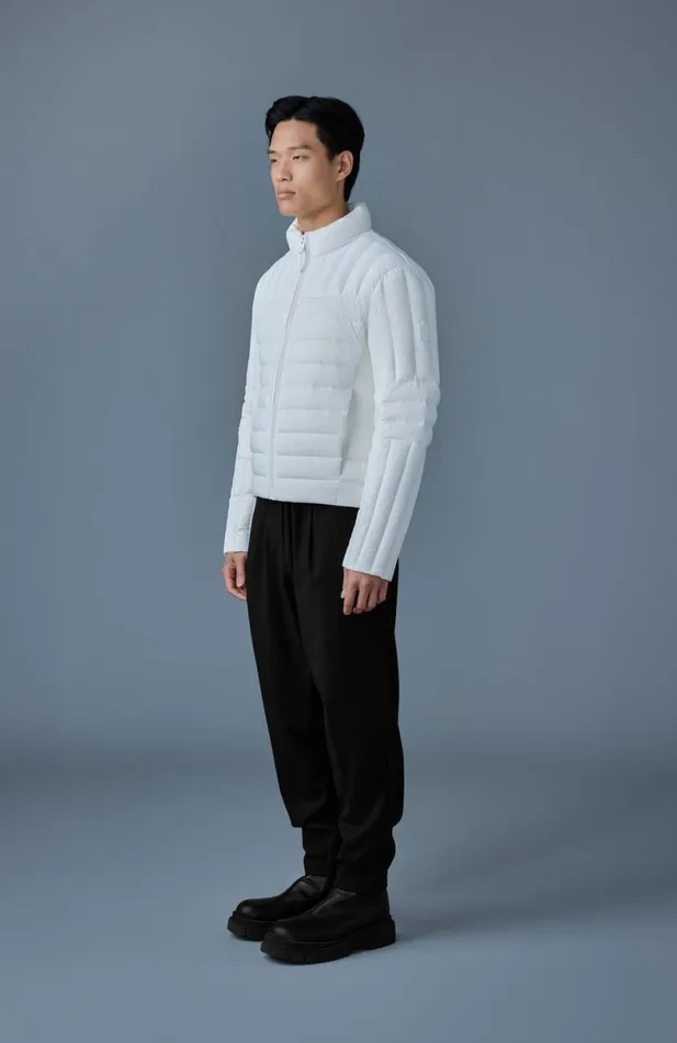 Puffer Men Mackage TRAVIS Perpendicular Channel Quilt Down Jacket Black