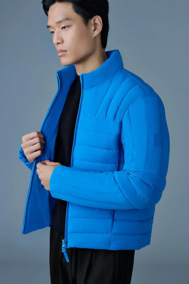 Puffer Men Mackage TRAVIS Perpendicular Channel Quilt Down Jacket Black
