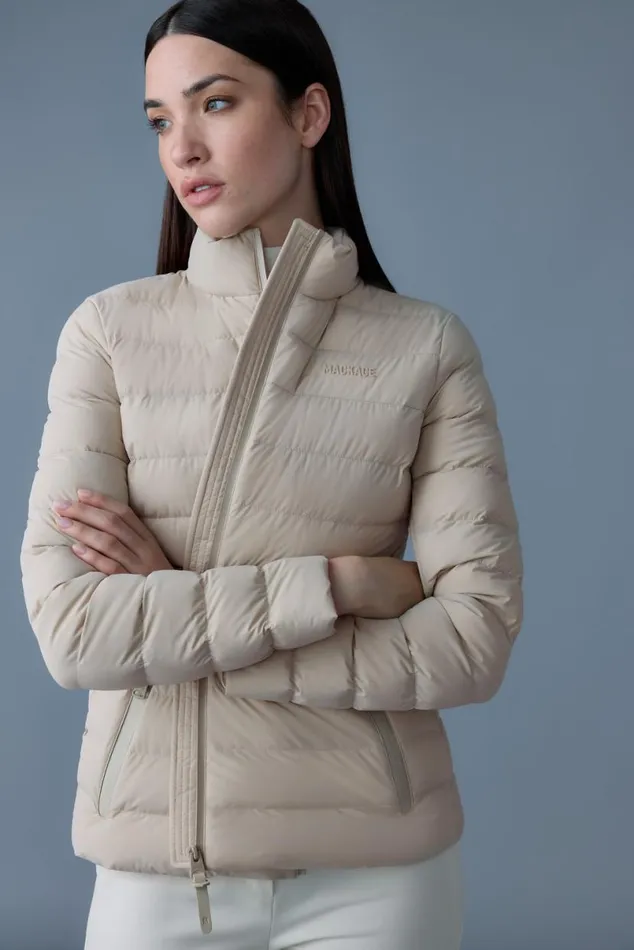 Puffers Women Mackage JACEYCITY Light Down Jacket With Stand Collar Trench Puffers Women Mackage JACEYCITY Light Down Jacket With Stand Collar Trench