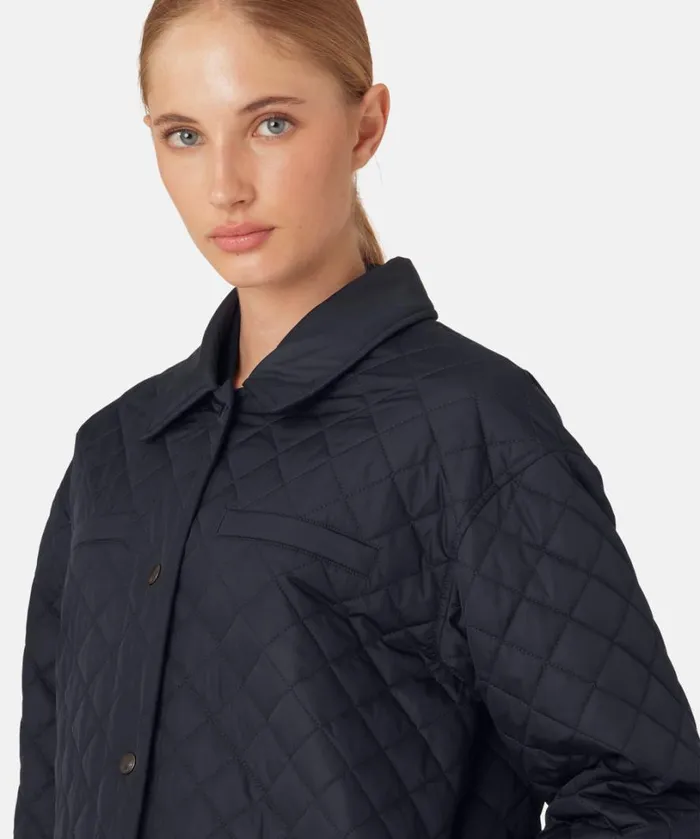 Quilt Jacket 8211 Dark Indigo Outerwear Ilse Jacobsen All Jackets And Coats