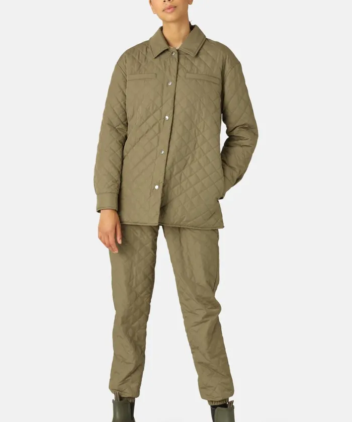 Quilt Jacket 8211 Sage Outerwear Ilse Jacobsen All Jackets And Coats