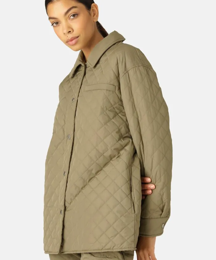 Quilt Jacket 8211 Sage Outerwear Ilse Jacobsen All Jackets And Coats