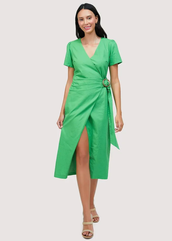 Radiance Midi Dress Green Women Lost Wander Dresses