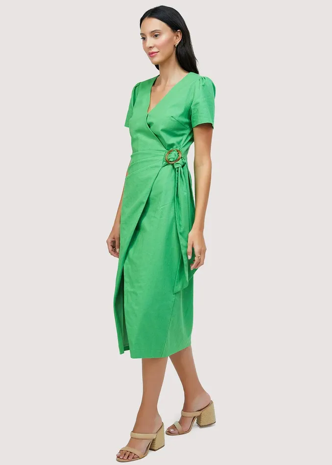 Radiance Midi Dress Green Women Lost Wander Dresses