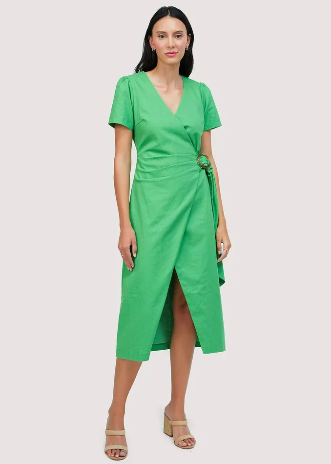 Radiance Midi Dress Green Women Lost Wander Dresses