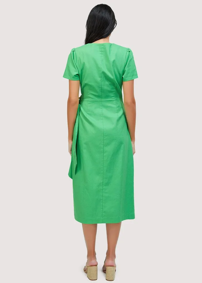 Radiance Midi Dress Green Women Lost Wander Dresses