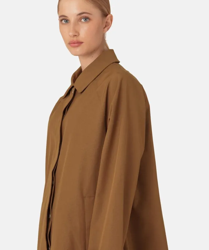 Rain Jacket 8211 Walnut Rainwear Ilse Jacobsen Raincoats