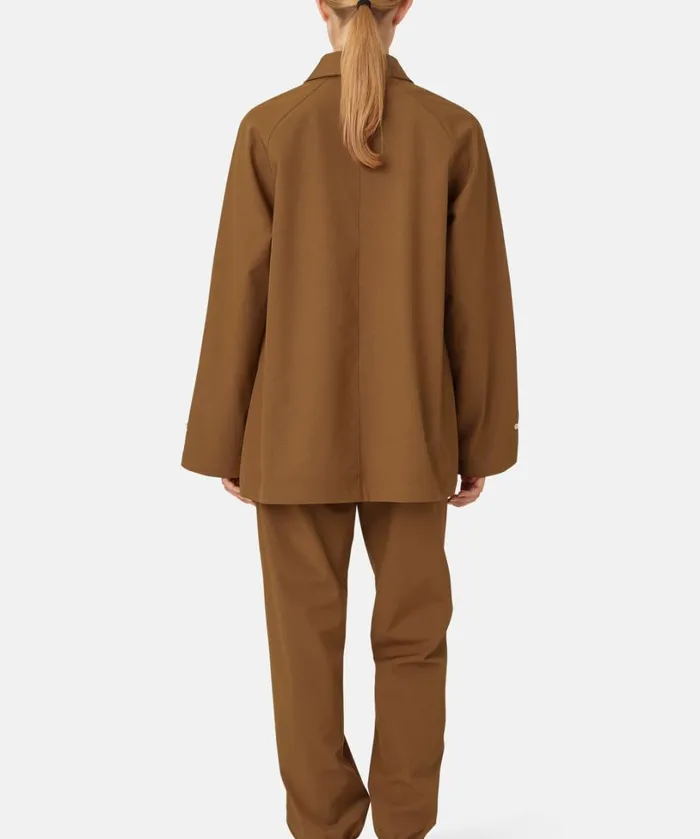 Rain Jacket 8211 Walnut Rainwear Ilse Jacobsen Raincoats
