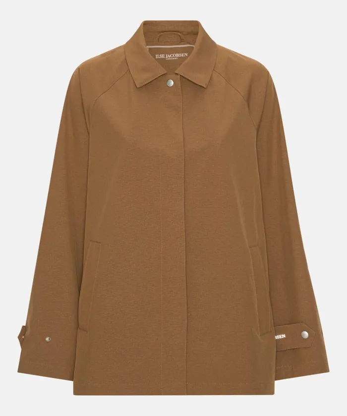 Rain Jacket 8211 Walnut Rainwear Ilse Jacobsen Raincoats