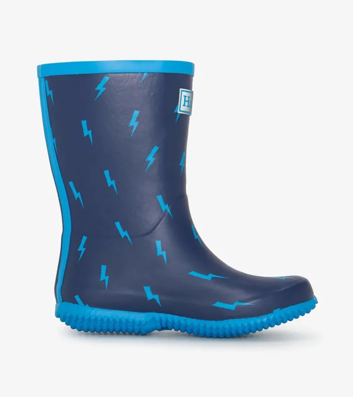 Rainwear BoysBaby and Toddler Hatley Boys Lightning Storm Packable Rain Boots