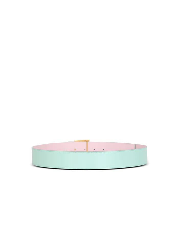Reversible Calfskin BBelt Multicolor Women Balmain Belts