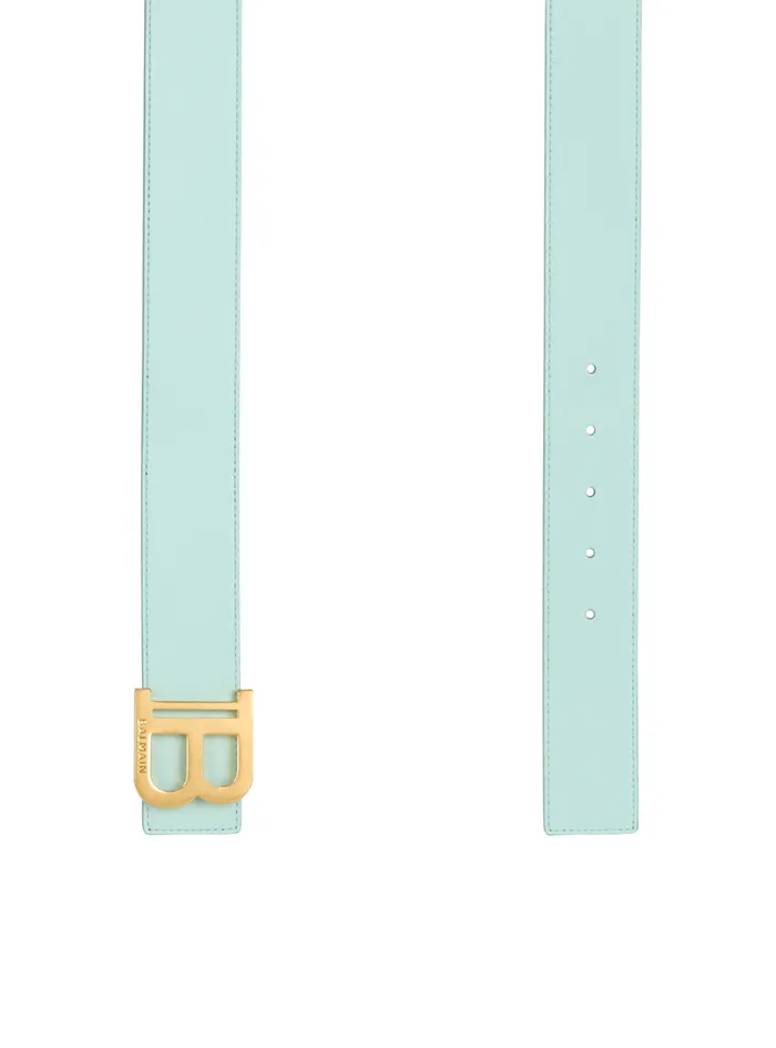 Reversible Calfskin BBelt Multicolor Women Balmain Belts