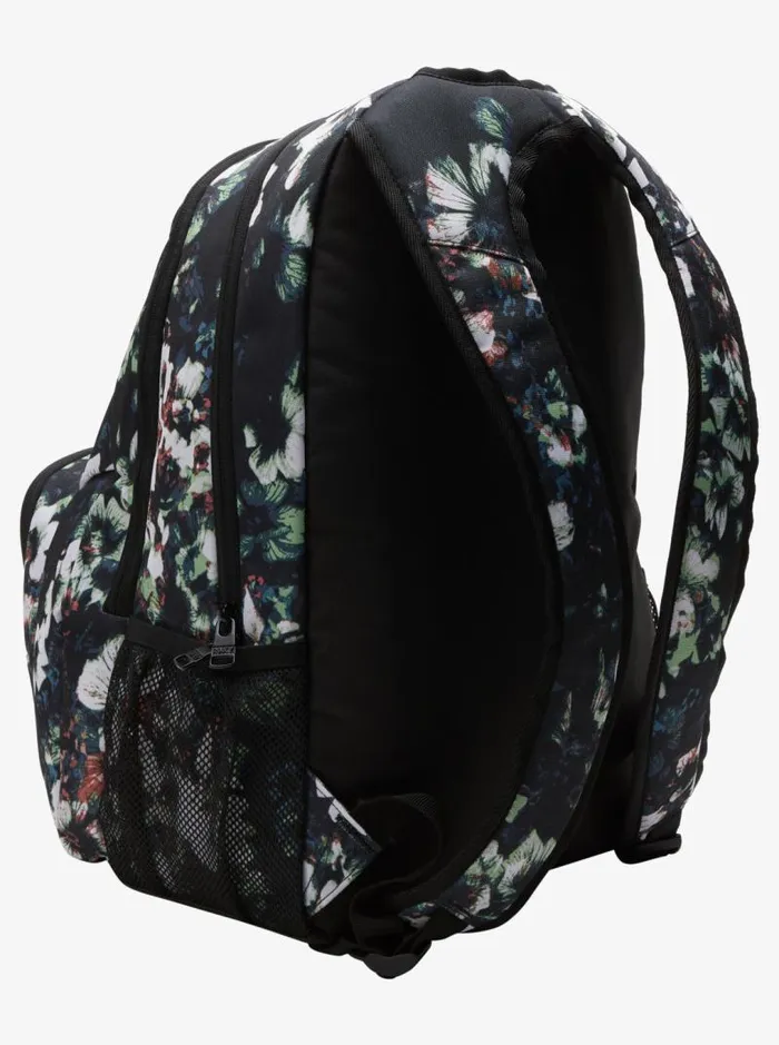 Roxy Backpacks Shadow Swell 24 L Printed Medium Backpack Anthracite Black Flowers La 8211 Women