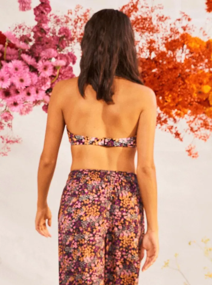 Roxy Bikinis Printed Beach Classics Triangle Bikini Top Anthracite Floral Daze 8211 Women Roxy Bikinis Printed Beach Classics Triangle Bikini Top Anthracite Floral Daze 8211 Women