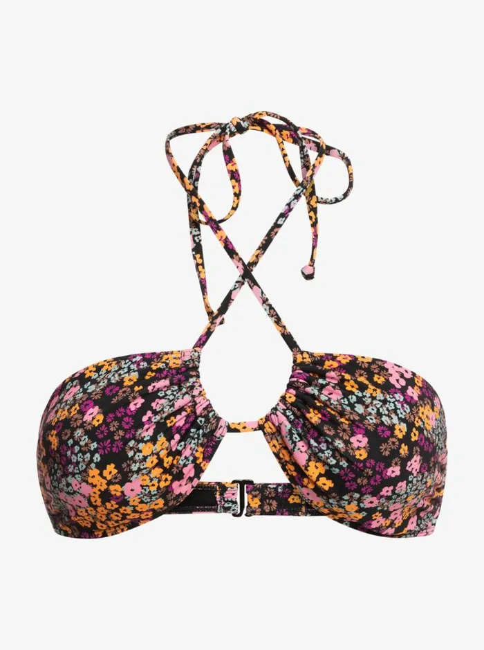 Roxy Bikinis Printed Beach Classics Triangle Bikini Top Anthracite Floral Daze 8211 Women Roxy Bikinis Printed Beach Classics Triangle Bikini Top Anthracite Floral Daze 8211 Women