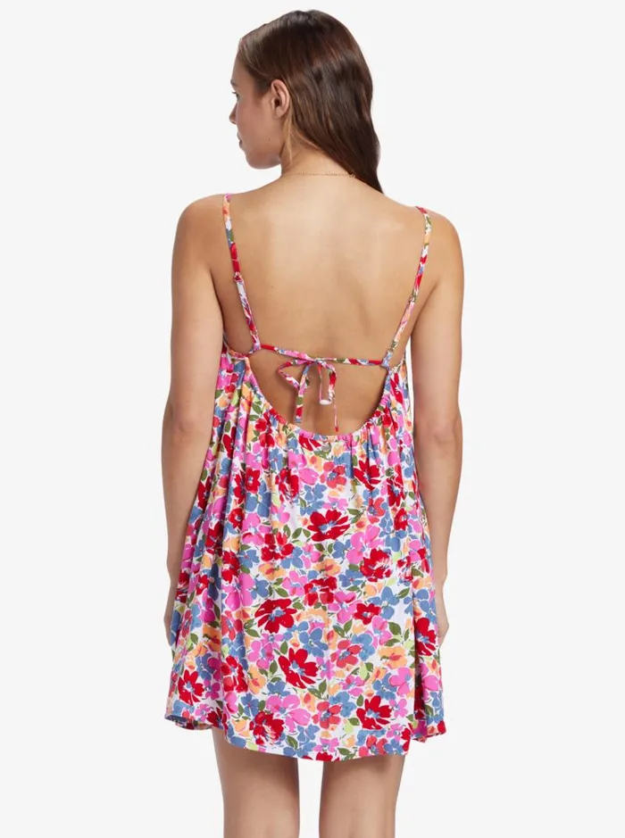 Roxy Cover Ups Summer Adventures Beach Dress Shocking Pink Bloomin Babe 8211 Women