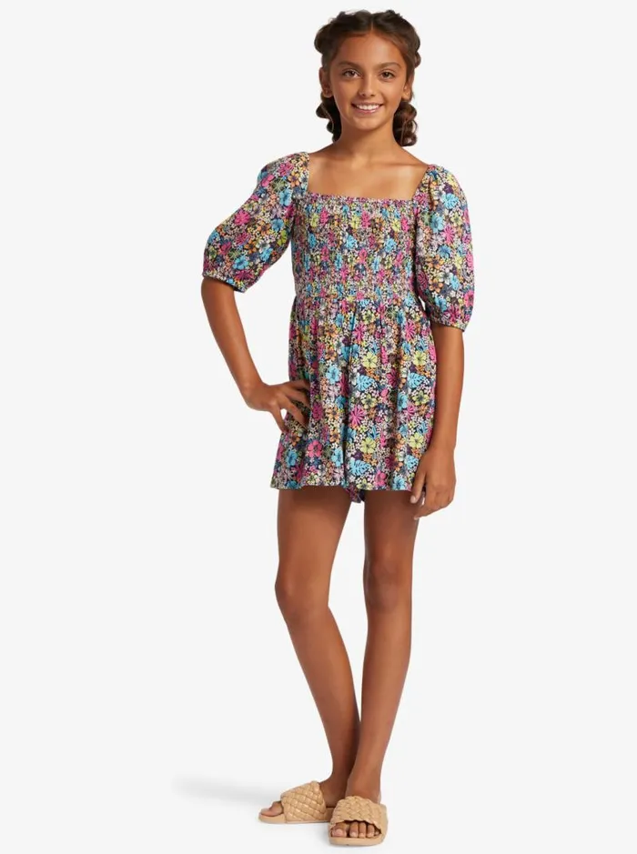 Roxy Dresses and Rompers A Friend Like You Romper For Girls Mood Indigo Tropical Rays 8211 Kids Roxy Dresses and Rompers A Friend Like You Romper For Girls Mood Indigo Tropical Rays 8211 Kids