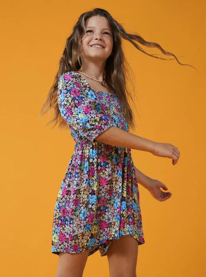 Roxy Dresses and Rompers A Friend Like You Romper For Girls Mood Indigo Tropical Rays 8211 Kids Roxy Dresses and Rompers A Friend Like You Romper For Girls Mood Indigo Tropical Rays 8211 Kids
