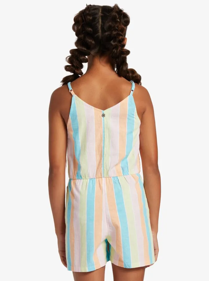 Roxy Dresses and Rompers Girl039s 416 A Whole New World Romper For Girls Bachelor Button Rainbow Rays 8211 Kids