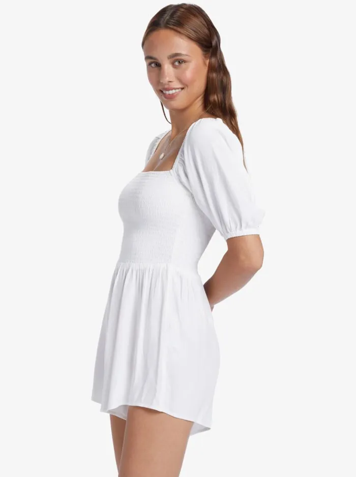 Roxy Dresses Barefoot Babe Romper Snow White 8211 Women Roxy Dresses Barefoot Babe Romper Snow White 8211 Women