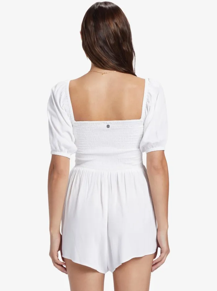 Roxy Dresses Barefoot Babe Romper Snow White 8211 Women Roxy Dresses Barefoot Babe Romper Snow White 8211 Women