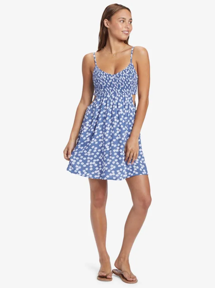 Roxy Dresses Hot Tropics Mini Dress Bijou Blue Floral Delight 8211 Women Roxy Dresses Hot Tropics Mini Dress Bijou Blue Floral Delight 8211 Women