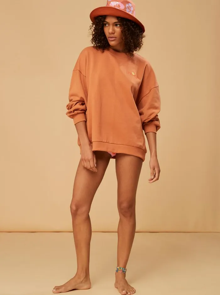 Roxy Fleece and Hoodies SurfKindKate Sweatshirt Sunburn 8211 Women
