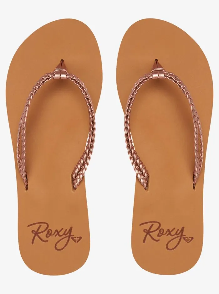 Roxy Flip Flops Costas FlipFlops Rose Gold 8211 Women Roxy Flip Flops Costas FlipFlops Rose Gold 8211 Women