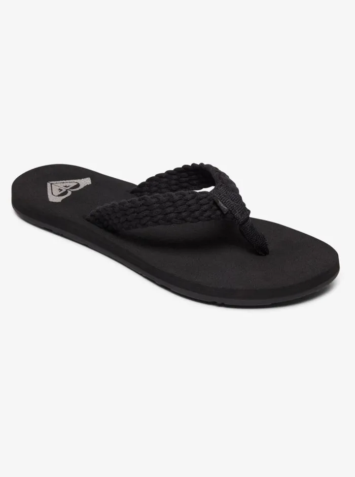 Roxy Flip Flops Porto FlipFlops Black 8211 Women