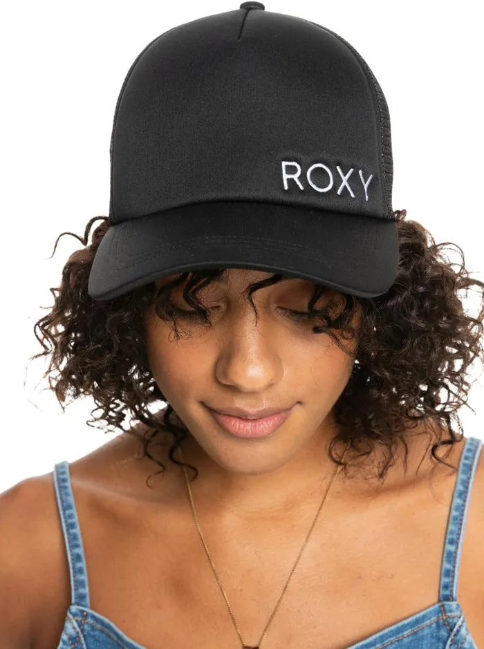 Roxy Hats Finishline 2 Black Trucker Hat Anthracite 8211 Women