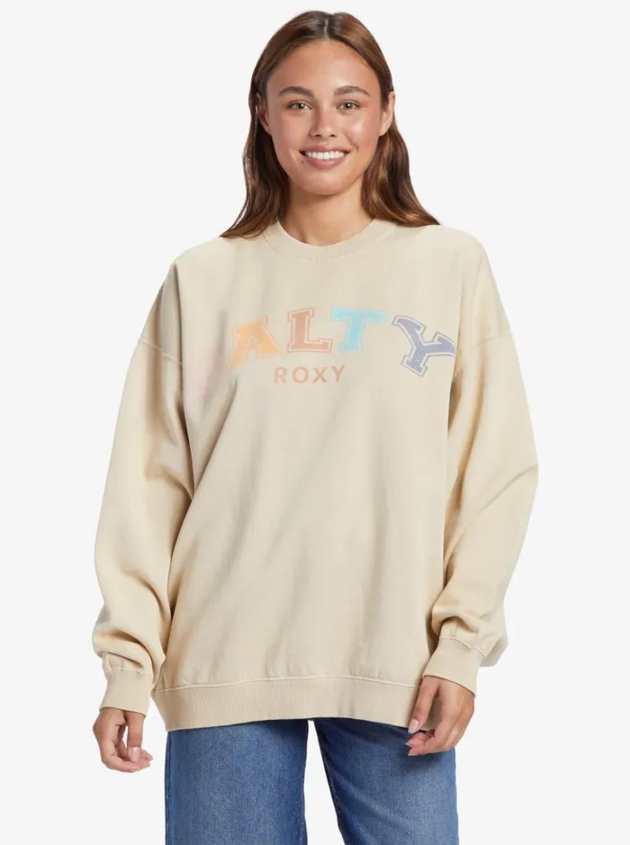 Roxy Jackets Lineup Oversized Hoodie Tapioca 8211 Women