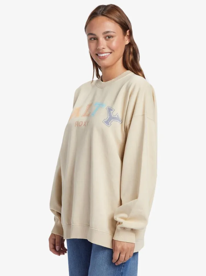Roxy Jackets Lineup Oversized Hoodie Tapioca 8211 Women