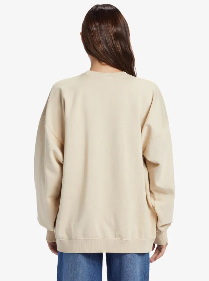 Roxy Jackets Lineup Oversized Hoodie Tapioca 8211 Women