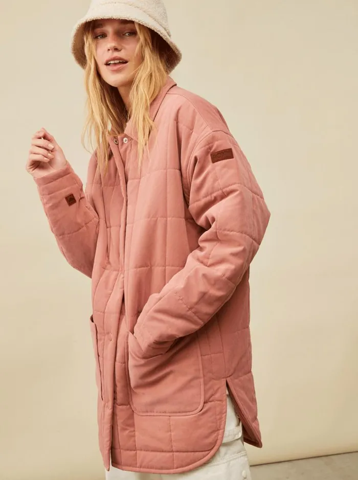 Roxy Jackets Next Up Quilted Jacket Cedar Wood 8211 Women